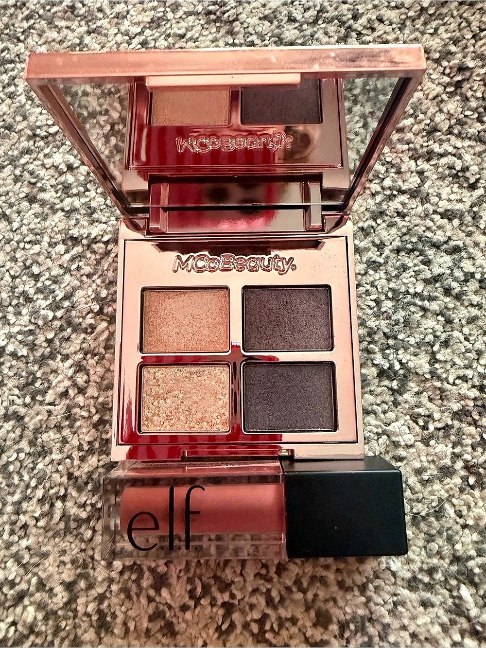 Mo Beauty Eyeshadow Palette in Pink & Brown NWT